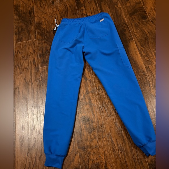 Figs Women's Vibrant Blue Jogger Scrub Pants - Picture 3 of 5